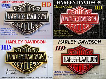 HARLEY DAVIDSON HD STEMMI METALLO EMBLEMA LOGO new
