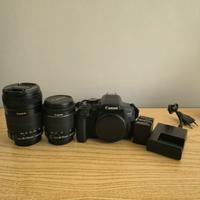 Canon EOS 750D + 18-55 + 18-135 + 3 Batterie