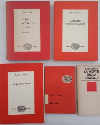 Einaudi vecchie pubblicazioni 