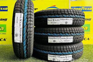 X4: Invernali 155/65R14 75T -ROYAL BLACK- al 100%