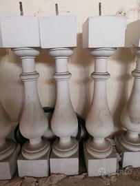 Colonnine per balaustre in cemento trattato