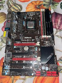 combo scheda madre processore ram