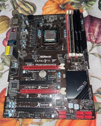 combo scheda madre processore ram
