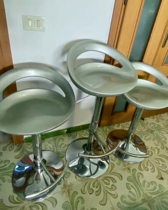 3 Sgabelli Cucina Regolabili in Altezza