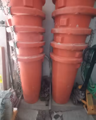 Tubi per scarico macerie