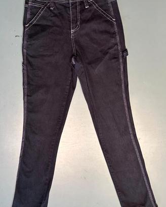 Pantaloni Dickies Carpenter Neri Cuciture Bianche