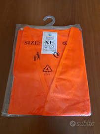Gilet marca mariner arancione alta visibilità