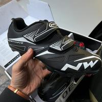 Scarpe + pedali shimano sgancio rapido