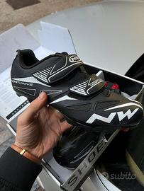 Scarpe + pedali shimano sgancio rapido