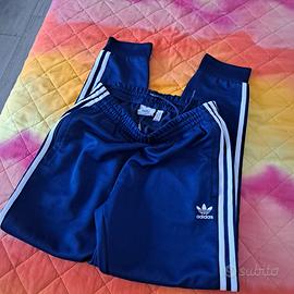 pantaloni blu adidas