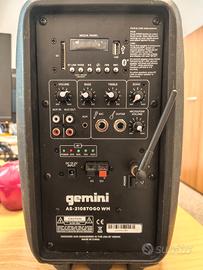 Cassa amplificata wireless bluetooth Gemini