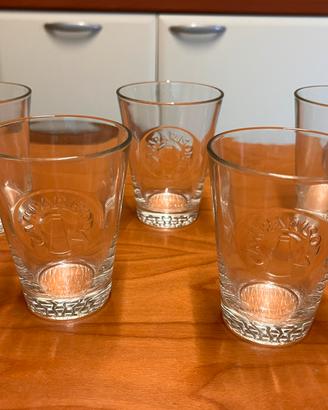 Set 5 bicchieri originali Campari Soda vintage