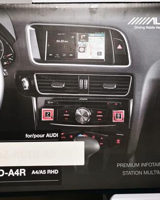 ALPINE autoradio specifico CustomFit Audi A5 A4 Q5
