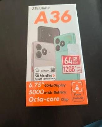 cellulare  BLADE A35E  64 GB  NUOVO imballato