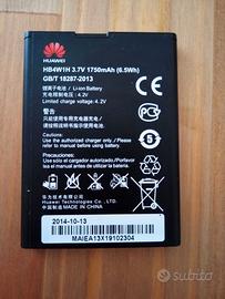 batteria originale Huawei, modello HB4W1H da 3.7V