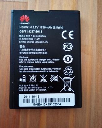 batteria originale Huawei, modello HB4W1H da 3.7V