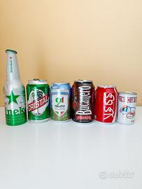 Lotto lattine da collezione