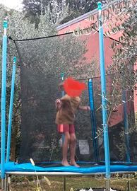 Tappeto elastico trampolino garlando diam 244