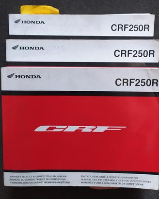 manuali originali Honda CRF 250 450
