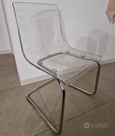 Sedie Tobias Ikea trasparenti 
