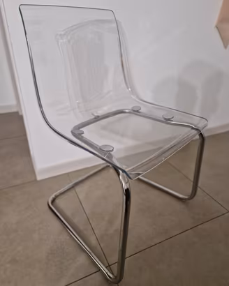 Sedie Tobias Ikea trasparenti 