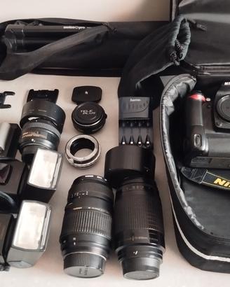 Kit Nikon D90 / Nikon 50mm 1.8/ Nikon 70-300