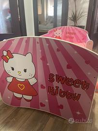 Letto per bambina Sweety Kitty (140x70)