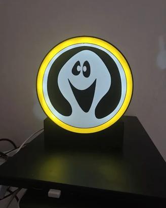💛 Lampada LED Smiley – Insegna Luminosa da Tavolo