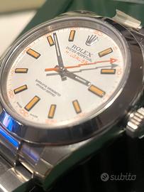 Rolex milgauss 116400 bianco pellicolato
