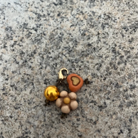 Charm THUN con cuore e margherita