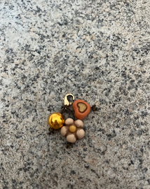 Charm THUN con cuore e margherita