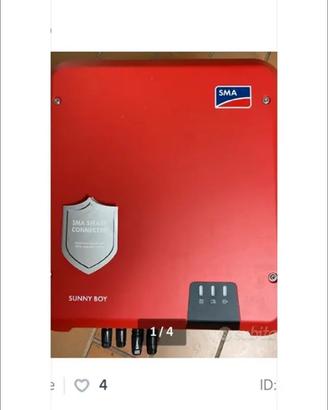 Inverter Sunny Boy 4 kw  fotovoltaico