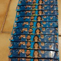 10 pacchetti figurine panini azzurri Adrenalyn2024
