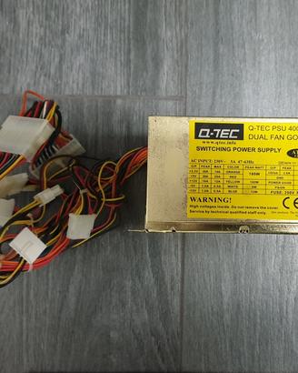 n.2 Alimentatori pc Q-TEC 400W e 550W NUOVI