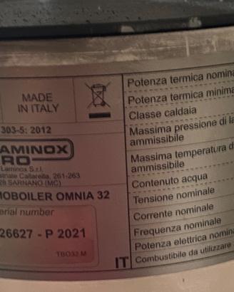 Caldaia nocciolino e pellet