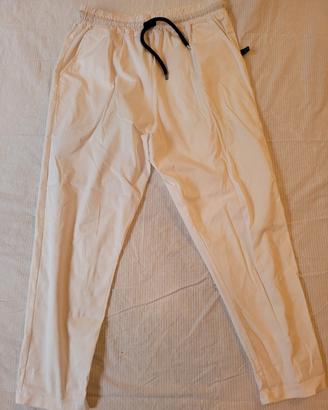 Pantaloni Uomo Bianchi Leggeri Made in Italy 