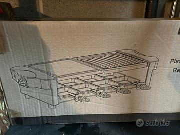 Raclette con griglia e pietra