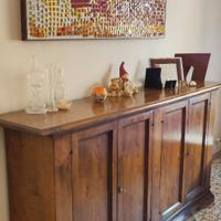 Madia credenza toscana in noce massello