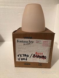 Fontana Arte  Ricambio vetro art. V006 Rosa