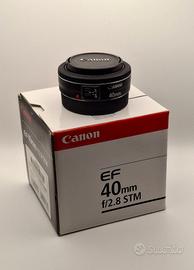 Obiettivo Canon 40 mm f 2.8 STM Pancake