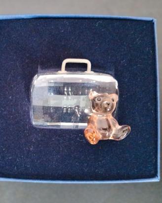 Cristallo Swarovski orsetto con valigia