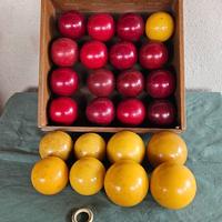 PALLE BILIARDO BOCCETTE VINTAGE SCATOLA MODERNARIA