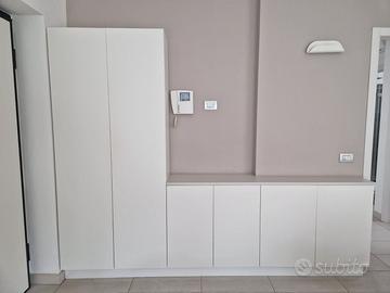 Mobile ingresso moderno e funzionale bianco