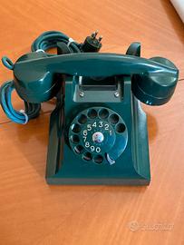 TELEFONO VINTAGE EPOCA, FATME ROMA ERICSSON VERDE