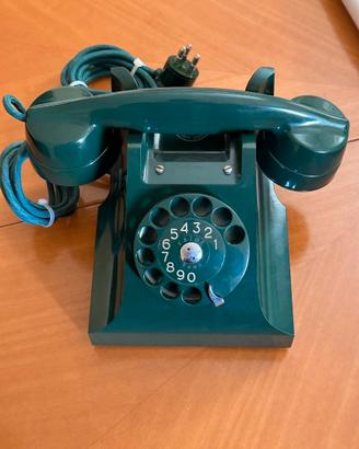 TELEFONO VINTAGE EPOCA, FATME ROMA ERICSSON VERDE