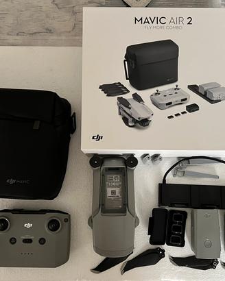 Dji mavic air 2 combo accessori e valigetta rigida
