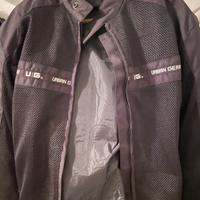 Giubbotto moto con protezione