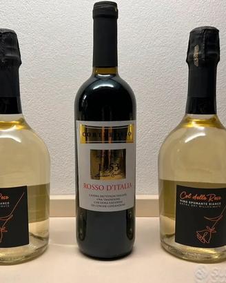 Tre bottiglie di vino per le feste