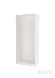 struttura guardaroba pax bianco