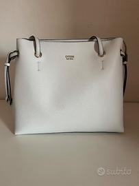 Borsa donna Guess VG685324 tote bianca come nuova